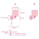 Little Queen απλίκα τοίχου διπλού τοιχώματος (61109) Little Queen απλίκα τοίχου διπλού τοιχώματος (61109)