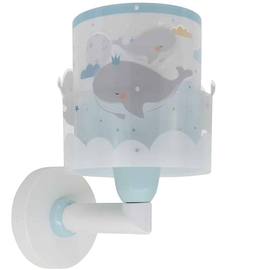 Whale Dreams Blue απλίκα τοίχου (61179T) Whale Dreams Blue απλίκα τοίχου (61179T)
