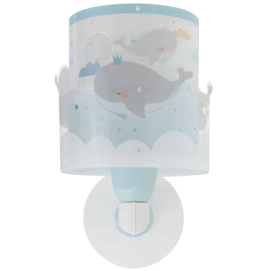 Whale Dreams Blue απλίκα τοίχου (61179T) Whale Dreams Blue απλίκα τοίχου (61179T)