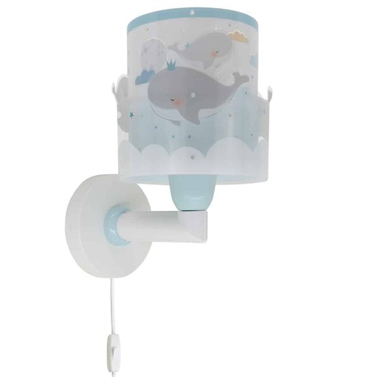 Whale Dreams Blue απλίκα τοίχου (61179T) Whale Dreams Blue απλίκα τοίχου (61179T)