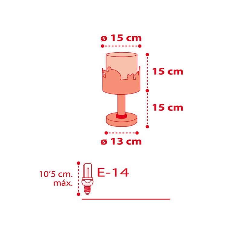 Merry Christmas κομοδίνου φωτιστικό (61251)