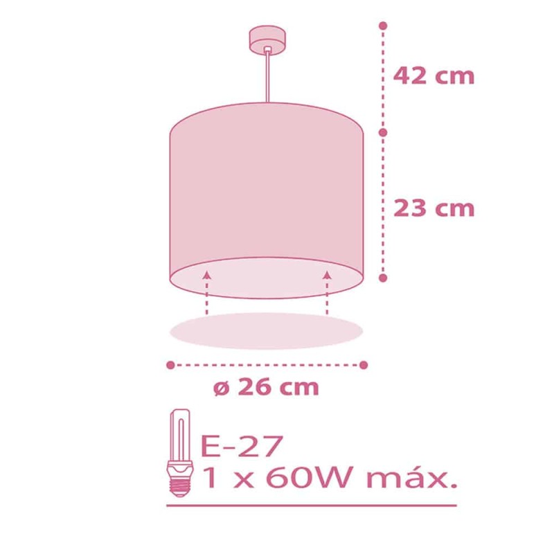 Sweet Dreams Pink DIY φωτιστικό οροφής (62012S)