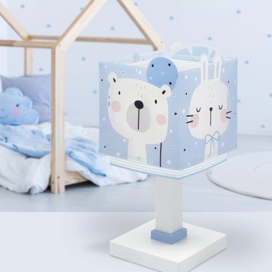 Baby Jungle Blue κομοδίνου παιδικό φωτιστικό (63111T)