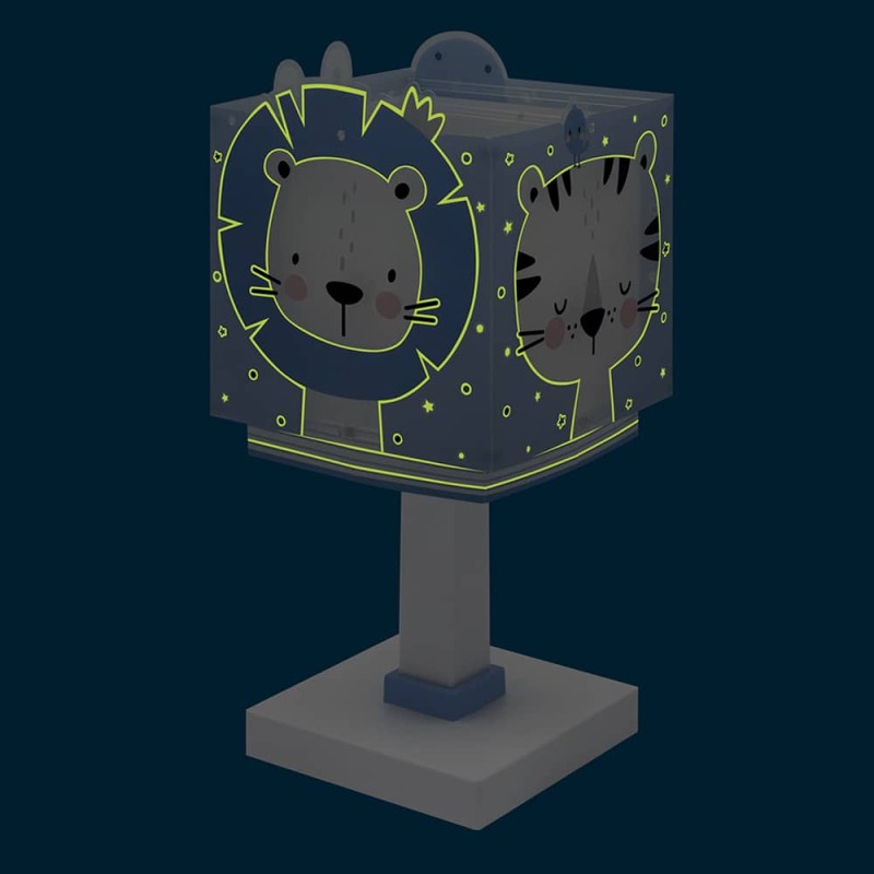 Baby Jungle Blue κομοδίνου παιδικό φωτιστικό (63111T)