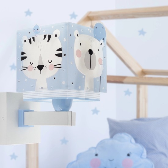 Baby Jungle Blue απλίκα τοίχου διπλού τοιχώματος (63119T)