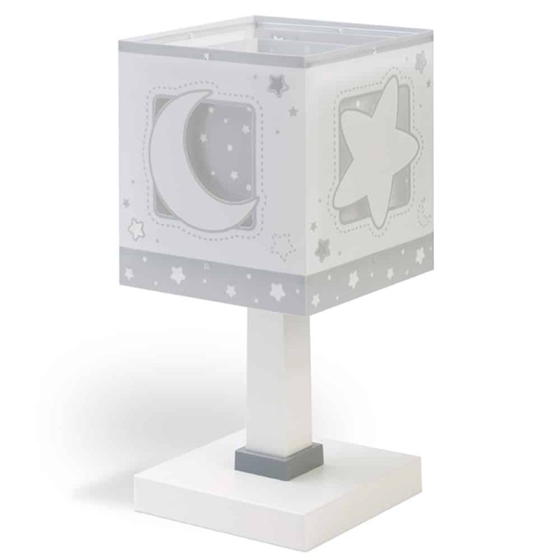 MoonLight Gray κομοδίνου παιδικό φωτιστικό (63231E)