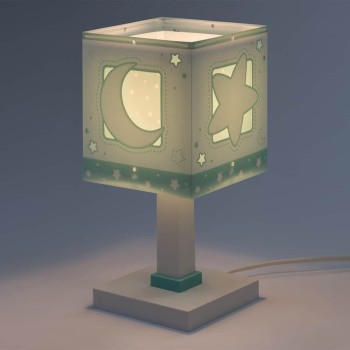 MoonLight Green κομοδίνου παιδικό φωτιστικό (63231H)