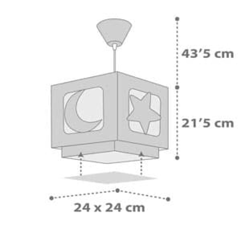 MoonLight Gray παιδικό φωτιστικό (63232E)