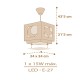 MoonLight Beige παιδικό φωτιστικό (63232B)