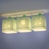 MoonLight Green τρίφωτο οροφής ράγας (63233NH)