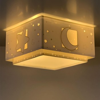 Moonlight Gray πλαφονιέρα (63236Ε)