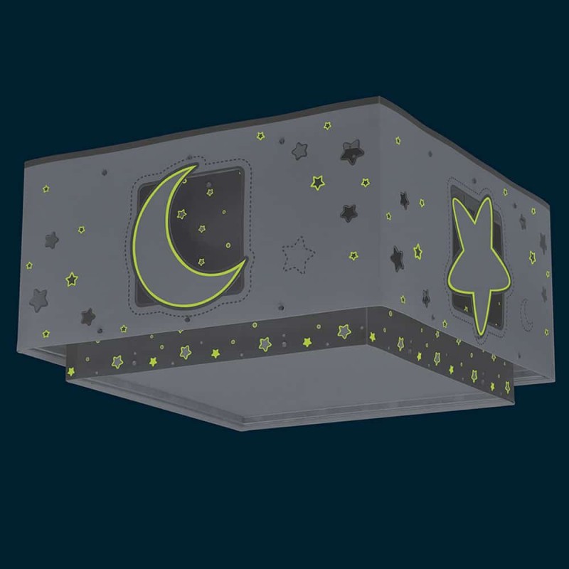 Moonlight Gray πλαφονιέρα (63236Ε)