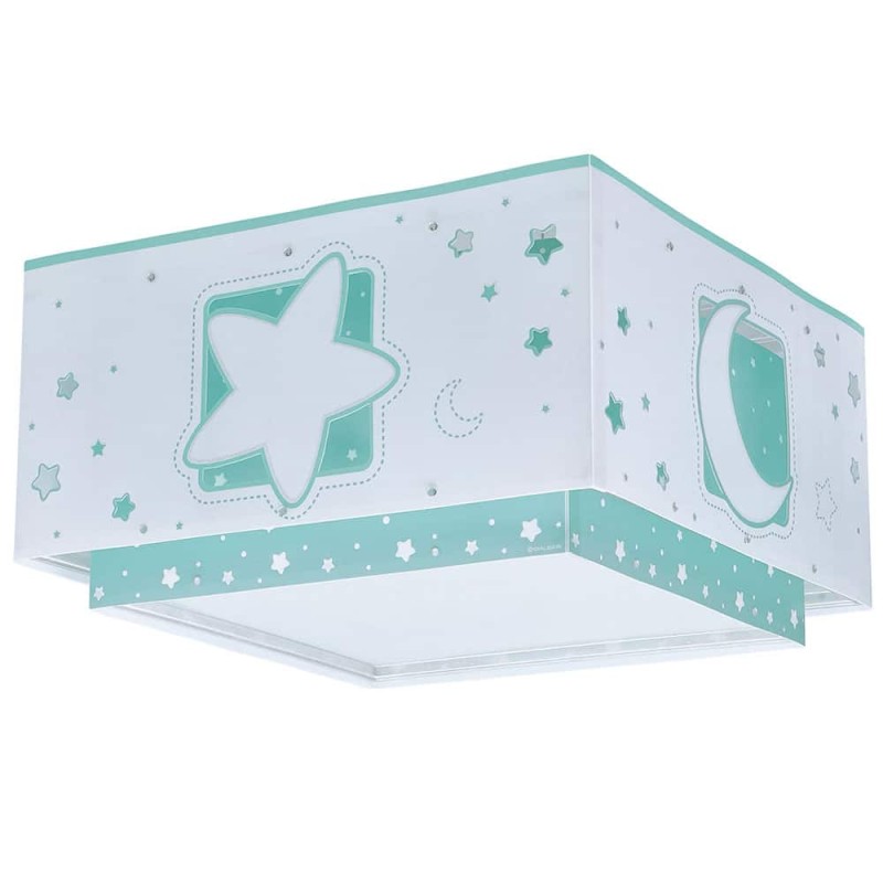 Moonlight Green πλαφονιέρα (63236H)