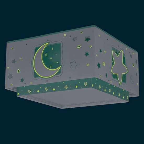 Moonlight Green πλαφονιέρα (63236H)