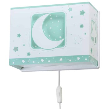 MoonLight Green απλίκα τοίχου διπλού τοιχώματος (63238[H])