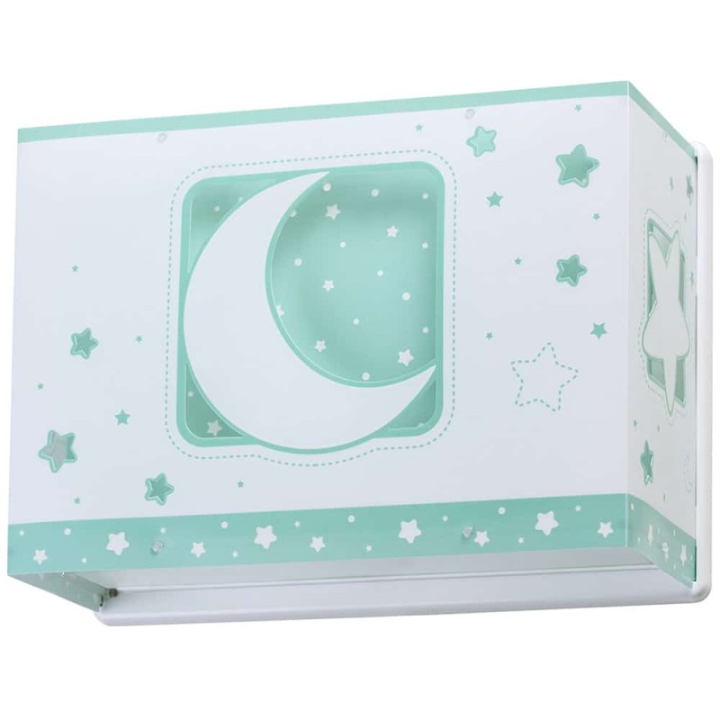 MoonLight Green απλίκα τοίχου διπλού τοιχώματος (63238[H])