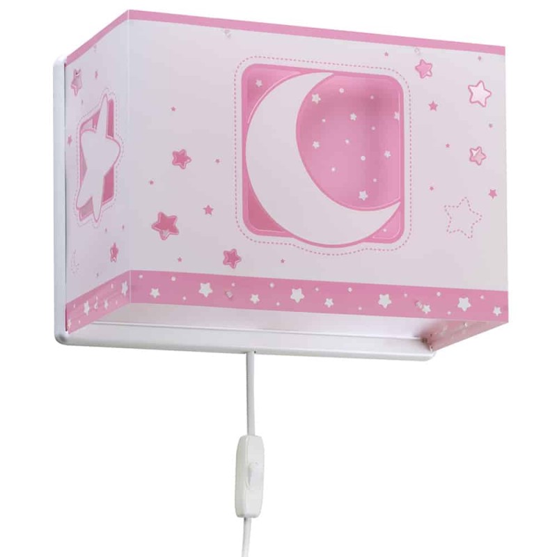 MoonLight Pink απλίκα τοίχου διπλού τοιχώματος (63238[S])