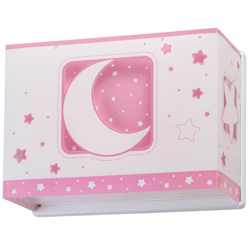 MoonLight Pink απλίκα τοίχου διπλού τοιχώματος (63238[S])