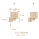 Moonlight Beige απλίκα τοίχου (63239B) Moonlight Beige απλίκα τοίχου (63239B)