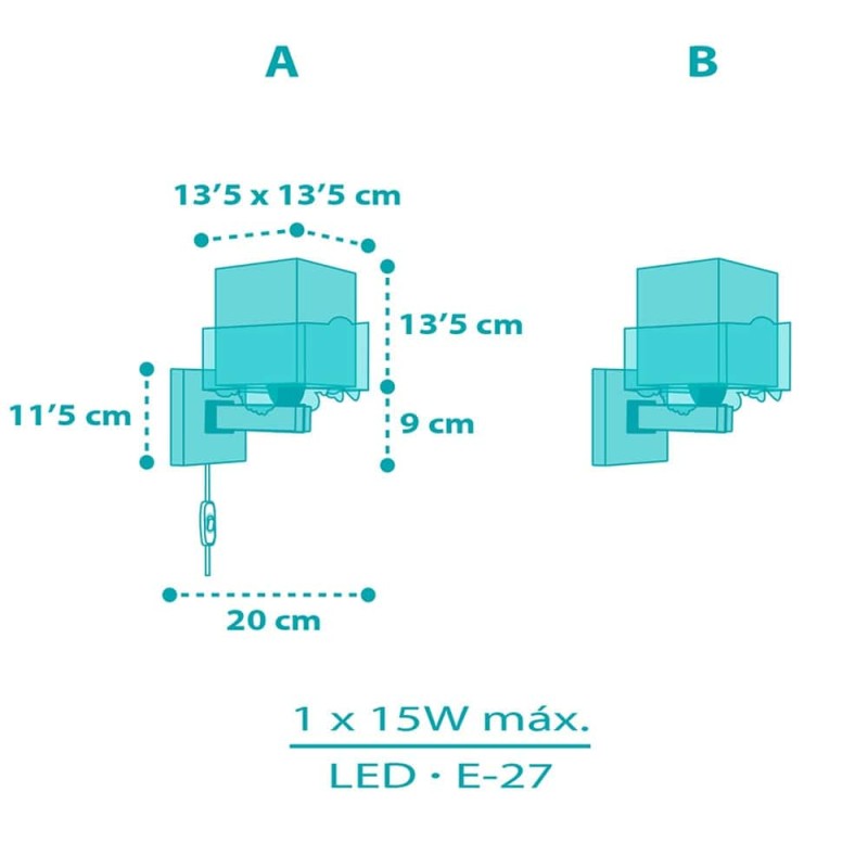 Happy Jungle απλίκα τοίχου (63319)