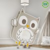 Owl MDF παιδικό φωτιστικό οροφής (63397)