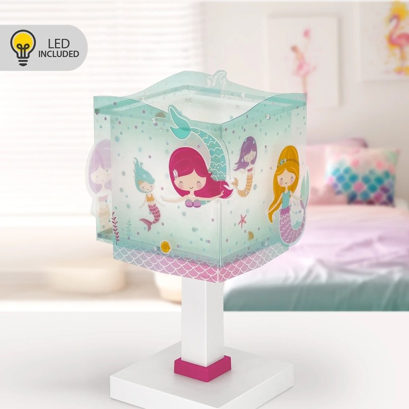 Mermaids επιτραπέζιο παιδικό φωτιστικό (63441N)