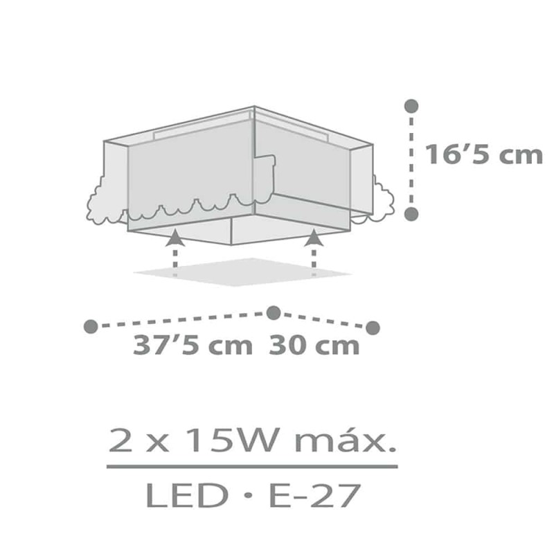 The Night Train πλαφονιέρα οροφής (63536)