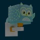 Little Owl απλίκα τοίχου (64399) Little Owl απλίκα τοίχου (64399)