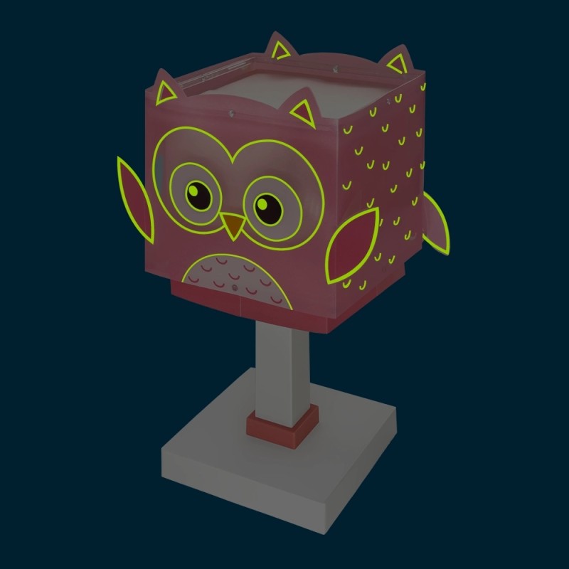 Little Pink Owl επιτραπέζιο φωτιστικό (64481)