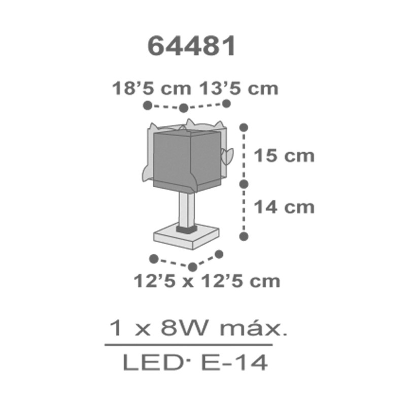 Little Pink Owl επιτραπέζιο φωτιστικό (64481)