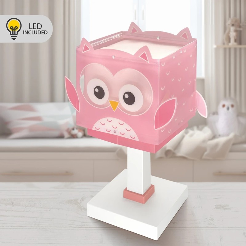 Little Pink Owl επιτραπέζιο φωτιστικό (64481Ν)