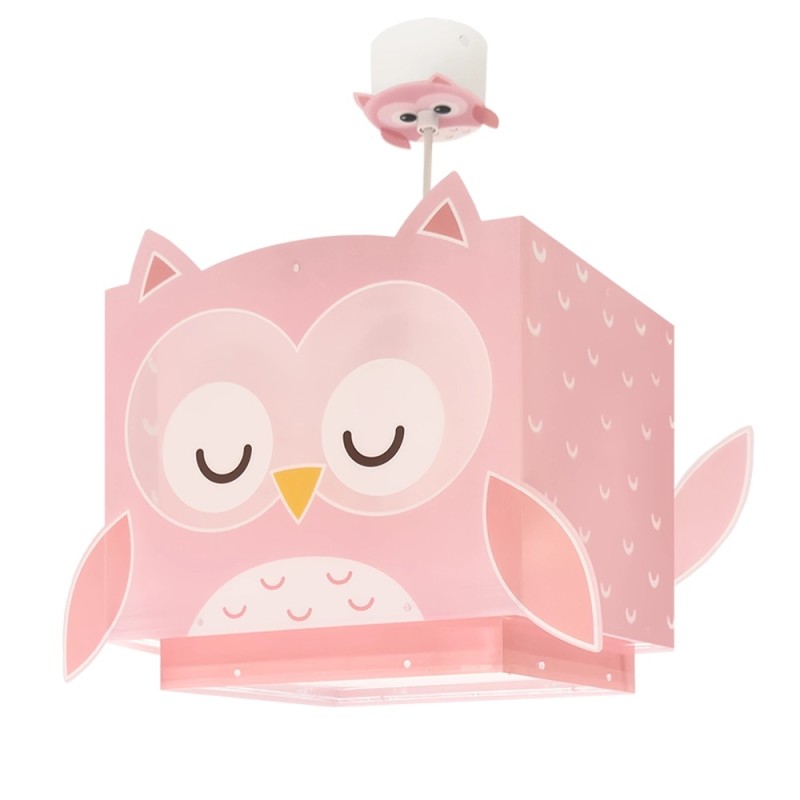 Little Pink Owl παιδικό φωτιστικό οροφής (64482)
