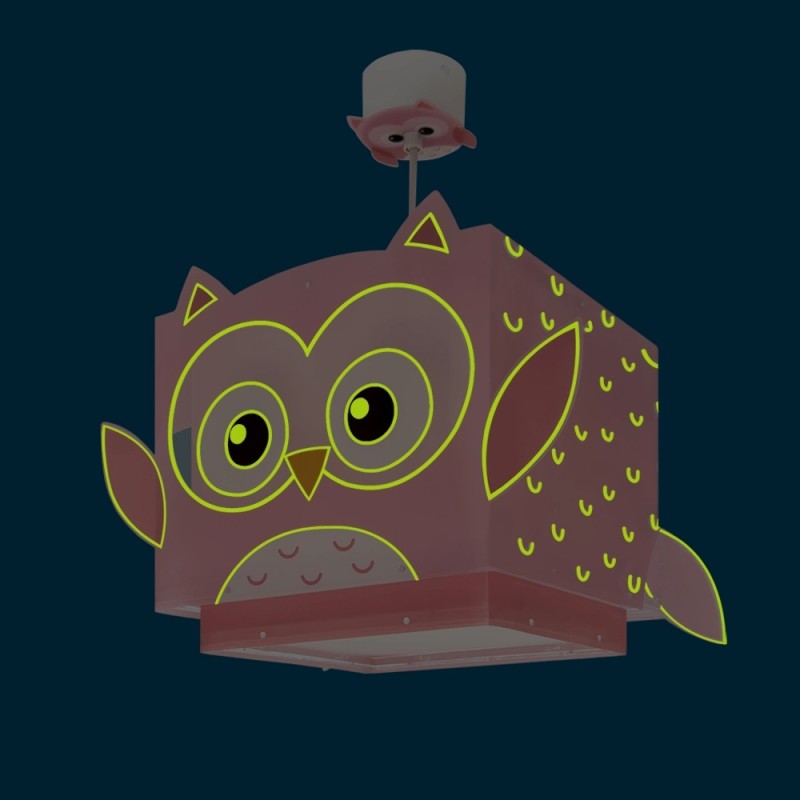 Little Pink Owl παιδικό φωτιστικό οροφής (64482)