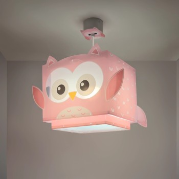 Little Pink Owl παιδικό φωτιστικό οροφής (64482)