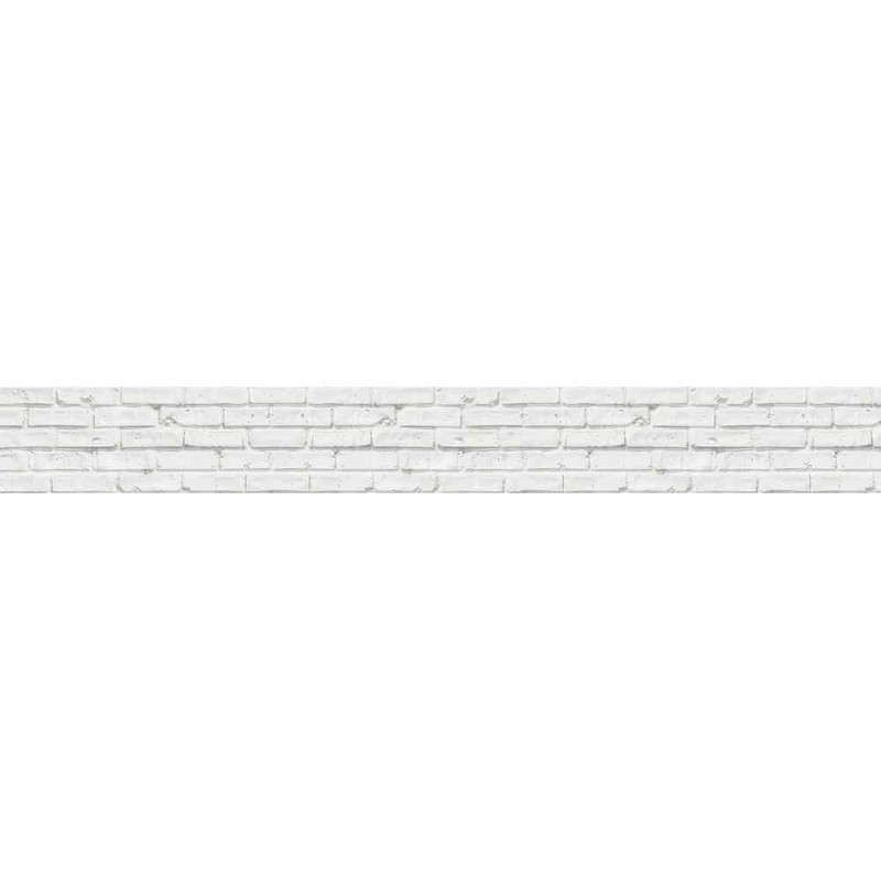 White Bricks μπορντούρα προστασίας τοίχων κουζίνας (67115)