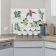 Shabby Spices L πλάτη προστασίας τοίχου εστιών κουζίνας (67264) Shabby Spices L πλάτη προστασίας τοίχου εστιών κουζίνας (67264)
