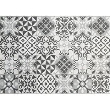 Grey Cementines προστασία τοίχου εστιών κουζίνας (67285)