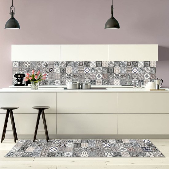 Azulejos Vintage πλάτη προστασίας τοίχων κουζίνας και μπάνιου (67321) Azulejos Vintage πλάτη προστασίας τοίχων κουζίνας και μπάνιου (67321)