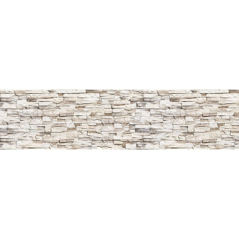 Beige Stones XL πλάτη προστασίας τοίχων κουζίνας και μπάνιου (67603)
