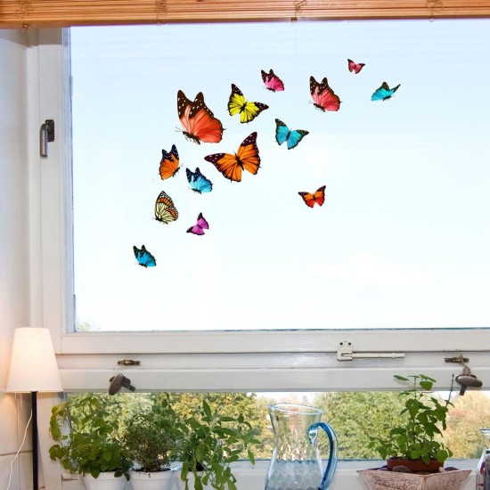 Butterflies αυτοκόλλητα βινυλίου για τζάμι S (69002) Butterflies αυτοκόλλητα βινυλίου για τζάμι S (69002)