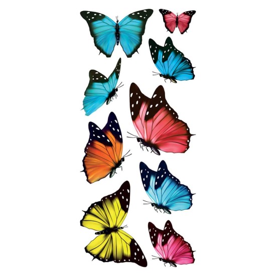 Butterflies αυτοκόλλητα βινυλίου για τζάμι S (69002) Butterflies αυτοκόλλητα βινυλίου για τζάμι S (69002)