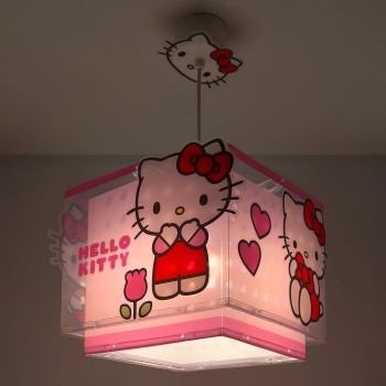 Hello Kitty κρεμαστό παιδικό φωτιστικό οροφής (73262)