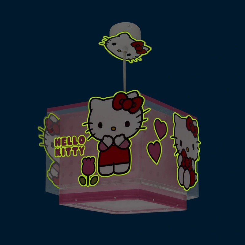 Hello Kitty κρεμαστό παιδικό φωτιστικό οροφής (73262)