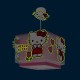 Hello Kitty κρεμαστό παιδικό φωτιστικό οροφής (73262)