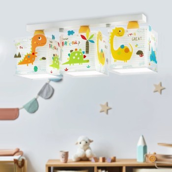 Dinos τρίφωτο παιδικό φωτιστικό (73453)