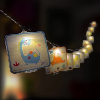 Dinos γιρλάντα παιδικό φωτιστικό (73455)