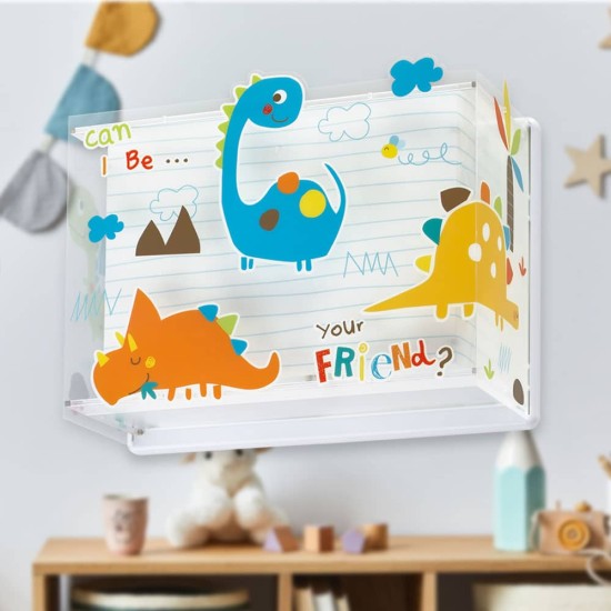 Dinos απλίκα τοίχου διπλού τοιχώματος (73458) Dinos απλίκα τοίχου διπλού τοιχώματος (73458)