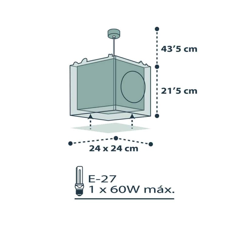 The Pirates κρεμαστό παιδικό φωτιστικό οροφής (74552)