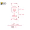 Baby Dreams Pink επιτραπέζιο φωτιστικό (76011NS)