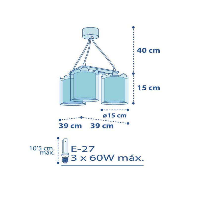 My Little Jungle κρεμαστό τρίφωτο οροφής (76114)